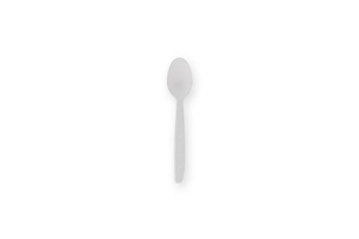 [1437499] Cuillère à café IEZZY réutilisable PP 130mm blanc 50 pièces