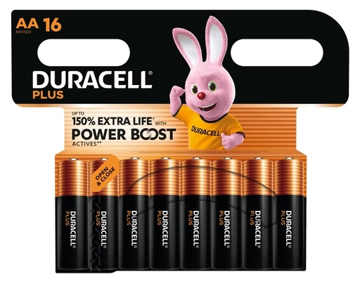 [1437540] Pile Duracell Plus PowerBoost 16x AA
