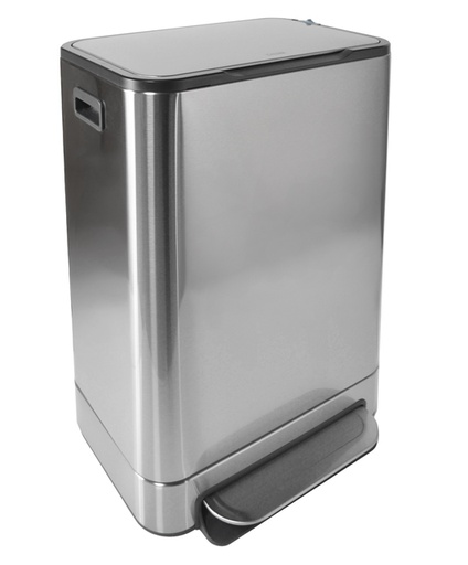 [1437560] Pedaalemmer Desq 40 liter rvs zilver