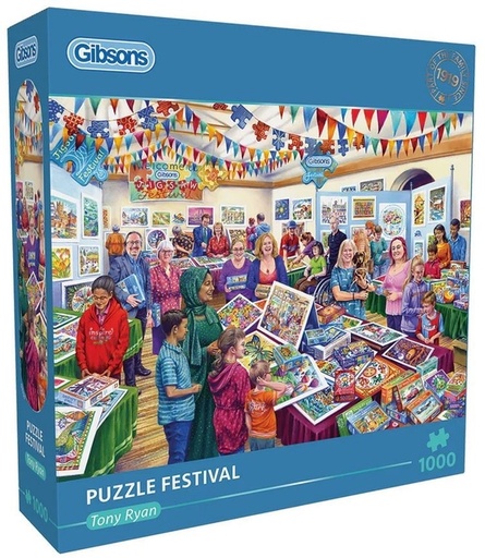 [1437583] Puzzel Gibsons Puzzle Festival 1000 stukjes