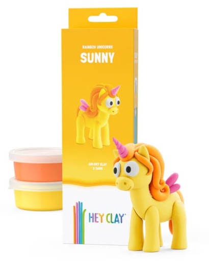 [1437634] Klei Hey Clay Sunny 3 potjes
