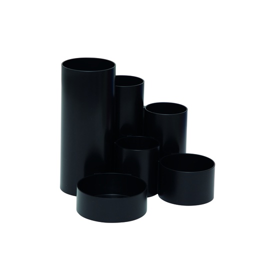 [1437881] Organisateur de bureau MAULtubo 6 compartiments Ø150x125mm noir