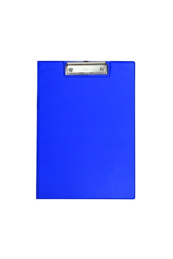 [1437892] Porte-bloc à rabat MAUL A4 portrait PVC avec boucle stylo bleu