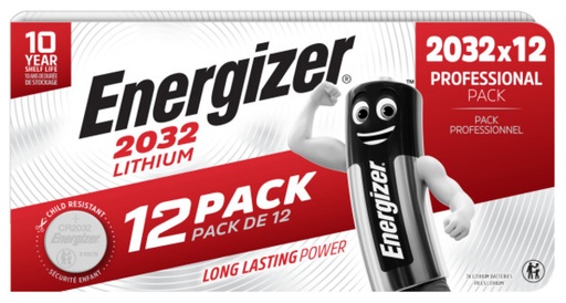 [1437940] Batterij Energizer knoopcel 12xCR2032 lithium