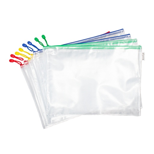 [1437952] Opbergtas Djois met rits A3 assorti