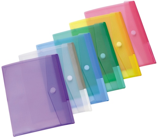[1437959] Pochette enveloppe Djois Color Collection A4 paysage assorti