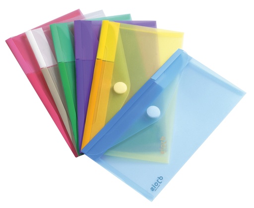[1437961] Enveloptas Djois Color Collection horizontaal 250x135mm assorti