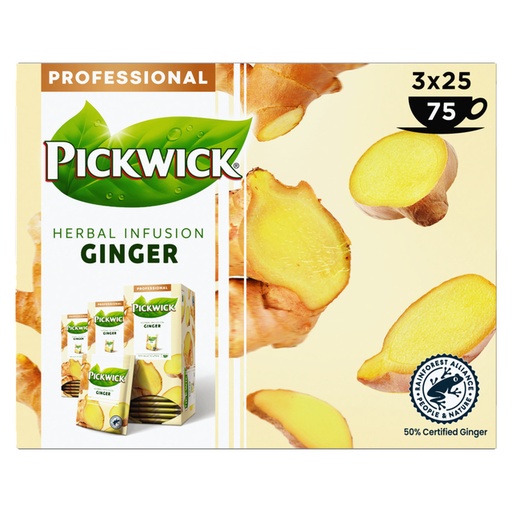 [1438070] Thé Pickwick Ginger 25x 1,5g