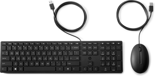 [1438132] Clavier + souris HP 320MK filaire QWERTY