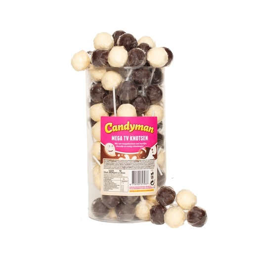 [1438165] Lolly Candyman mega tv knotsen 75 stuks