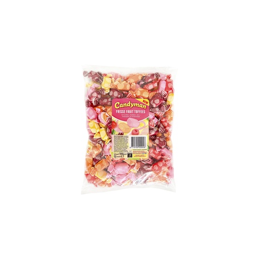[1438166] Toffees Candyman frisse fruit zak 1 kilogram