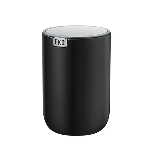 [1438179] Poubelle de table EKO Fandy 2 avec couvercle basculant 2,2L noir