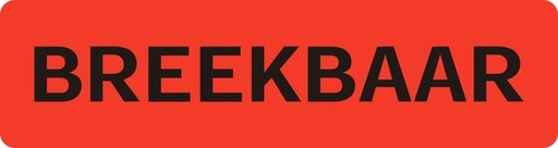 [1436111] Waarschuwingsetiket IEZZY breekbaar 75mmx20mm 500 stuks