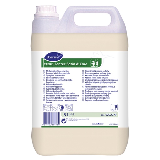 [1436123] Emulsion sol TASKI Jontec Satin Care brillance 5L