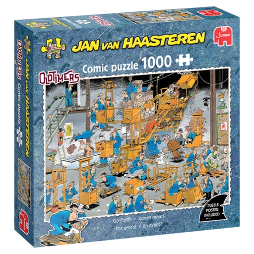 [1436160] Puzzle Jan van Haasteren Oldtimer Duo 1000 pièces