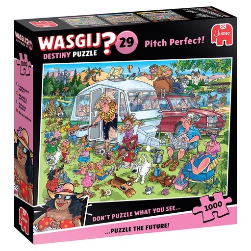 [1436164] Puzzel Wasgij Destiny 29  Op de Camping!1000st