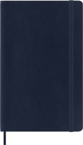 [1436224] Agenda 2025/2026 Moleskine 18M Planner Weekly 7dagen/1pagina large sc sapphire blue