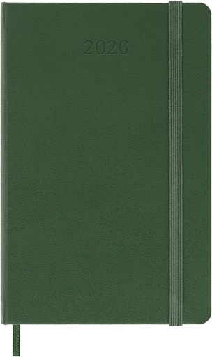 [1436228] Agenda 2026 Moleskine Planner Weekly 12 mois 7 jours/1 page Pocket CR Myrtle green