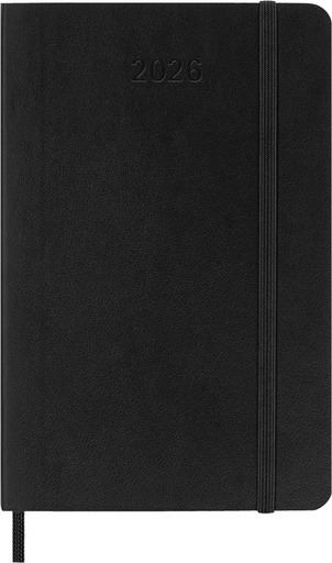 [1436232] Agenda 2026 Moleskine Planner Weekly 12 mois 7 jours/1 page Pocket CS Black
