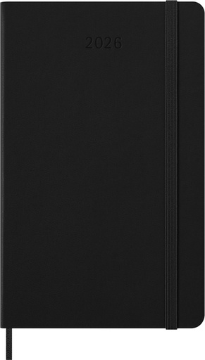 [1436234] Agenda 2026 Moleskine 12M Planner Weekly 7dagen/2pagina's large hc black