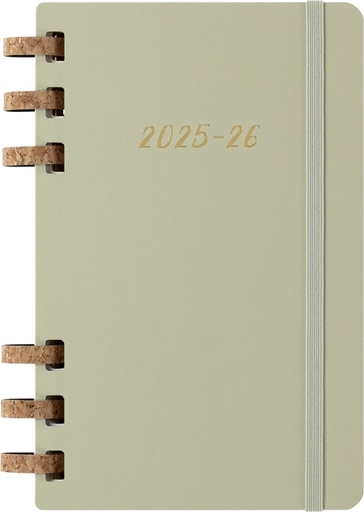 [1436237] Agenda 2025/2026 Moleskine 12M Academic Weekly 7d/1p Myrtle large kiwi