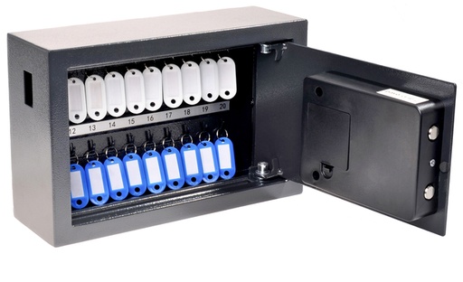 [1436388] Sleutelkast Pavo High security Advanced 20 haken 200x310x100mm