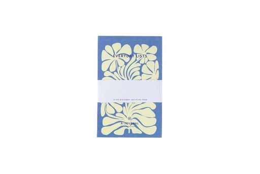 [1436398] Notitieblok A6 blauw A Journal lijn