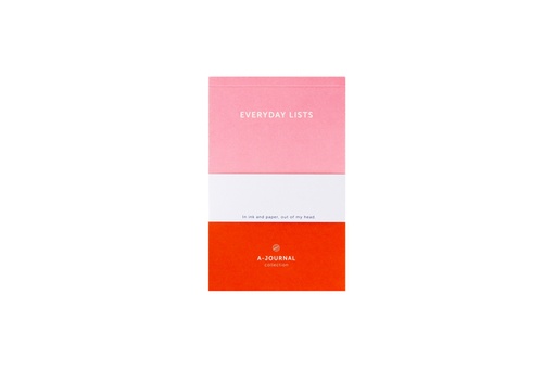 [1436405] Bloc-notes A6 rose/rouge A Journal