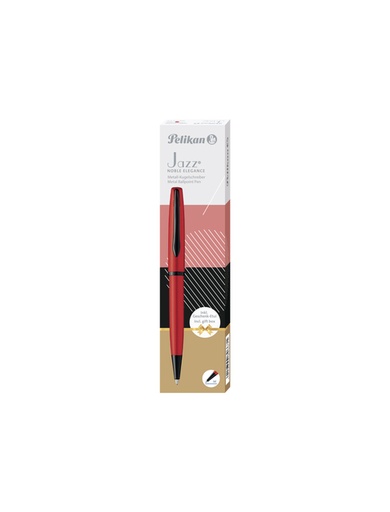 [1436413] Stylo bille Pelikan Jazz Noble Elegance K36 Medium Red