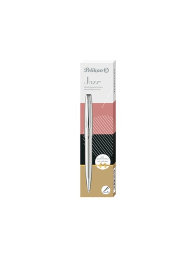 [1436437] Stylo bille Pelikan Jazz Noble Elegance K36 Medium Silver