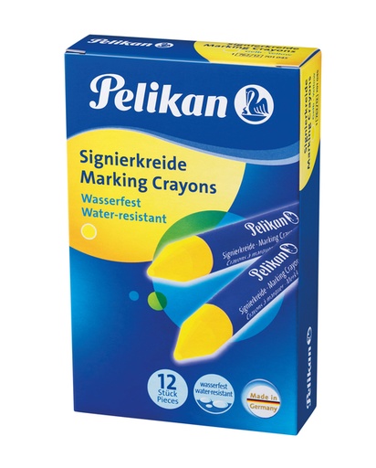 [1436440] Markeerkrijt Pelikan 762/12 geel