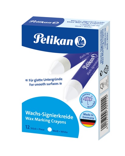 [1436444] Craie de marquage Pelikan 772/12 blanc