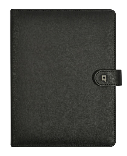[1436475] Schrijfmap DESQ voor tablet 7"-10" met sluitclip zwart