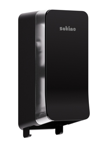 Distributeur papier toilette Satino JT3 Hyginity système rouleau duo noir 333423