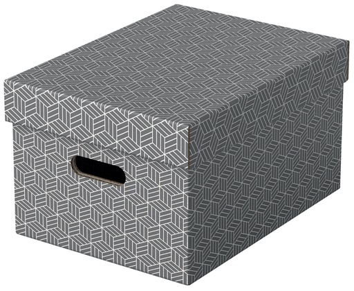 [1430991] Boîte de rangement Esselte Home Medium 265x205x365mm gris 3 pièces