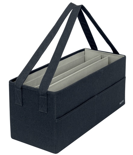 [1431000] Opbergtas Leitz gestoffeerd 465x210x200mm grijs