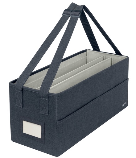 [1431000] Sac de rangement Leitz tissu 465x210x200mm gris
