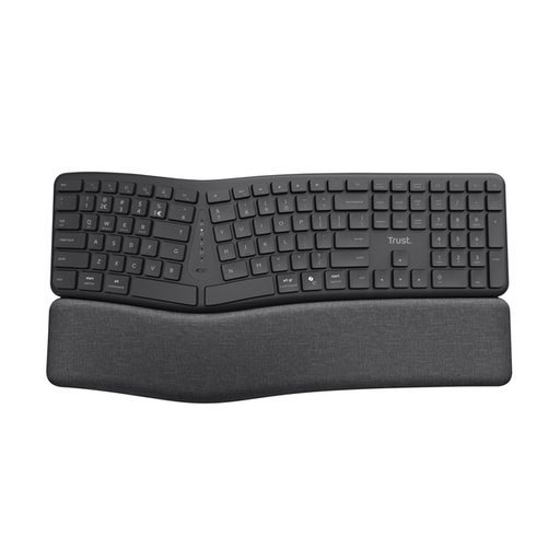 [1435561] Clavier Trust Keyra Ergo Multi-appareils sans fil QWERTY