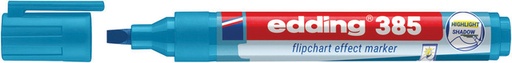 [1435575] Viltstift edding 385 flipover penseelpunt lichtblauw