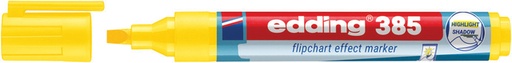 [1435576] Marqueur chevalet edding 385 pointe pinceau jaune