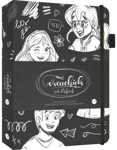 [1435594] Carnet de croquis CreaChick Black