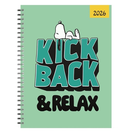 [1436904] Agenda 2026 Lannoo bureau 170x230 Peanuts 7 jours/2 pages