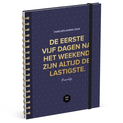 [1436909] Agenda familial 2026 Lannoo 180x240 Mama Baas 7 jours/2 pages