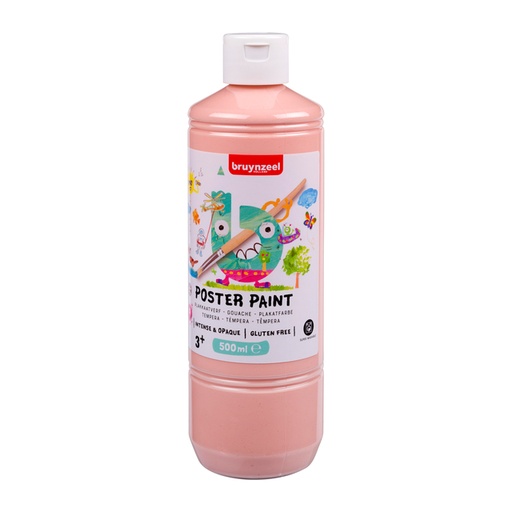 [1438023] Plakkaatverf Bruynzeel fles à 500ml beige roze