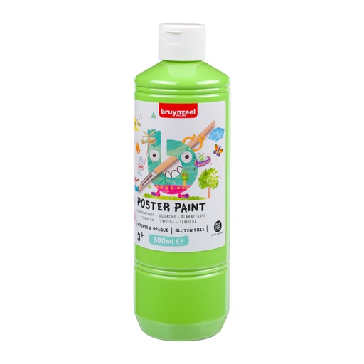 [1438025] Plakkaatverf Bruynzeel fles à 500ml lentegroen