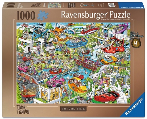 [1437090] Puzzel Ravensburger Ray's comic Future Time 1000 stukjes