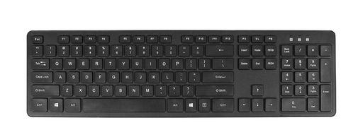 [1435467] Clavier Quantore QWERTY sans fil adaptateur USB-A noir