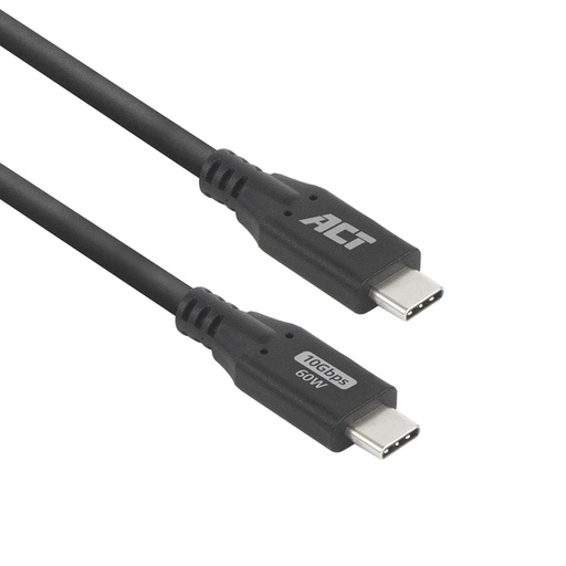 [1438243] Câble ACT USB-C 3.0 10Gbps 60W USB 1m