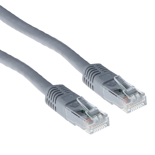 [1438248] Câble ACT U/UTP CAT6 câble patch RJ45 Gris 5m