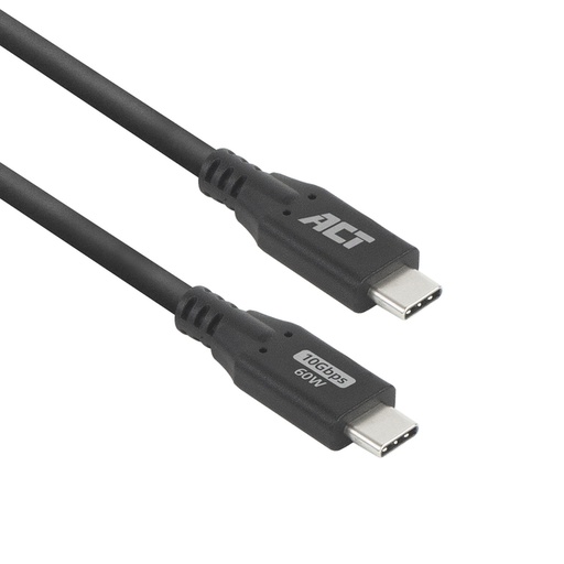 [1438271] Câble ACT USB-C 3.2 GEN.2 M/M noir 2m